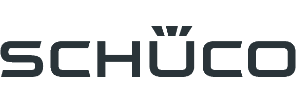 The logo for Schuco in black.