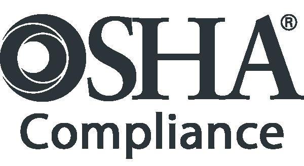 OSHA Compliance logo in black.