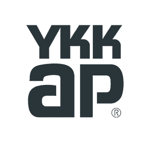 WindowFix - YKK AP logo in bold, black letters on a light gray background.