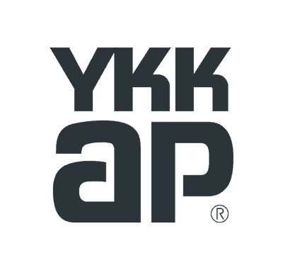 YKK AP logo in black.