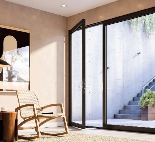 This is an image of Marvin Modern glass doors.